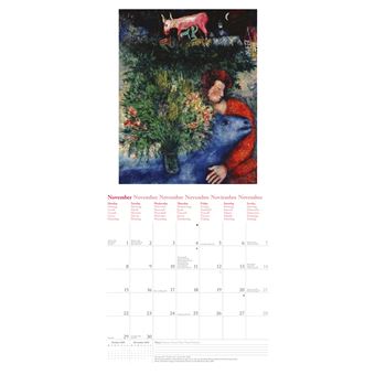 Calendrier TeNeues Chagall 2021 30 x 30 cm