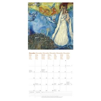 Calendrier TeNeues Chagall 2021 30 x 30 cm