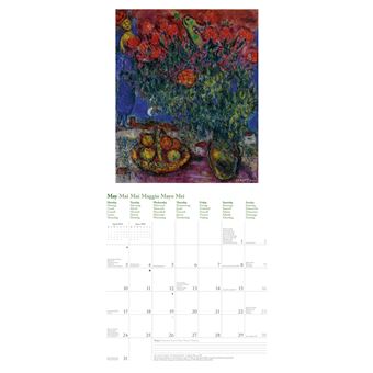 Calendrier TeNeues Chagall 2021 30 x 30 cm