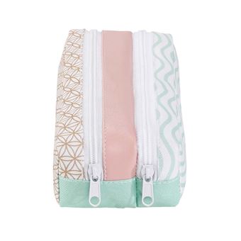 Trousse scolaire Viquel Mix Rose et Vert