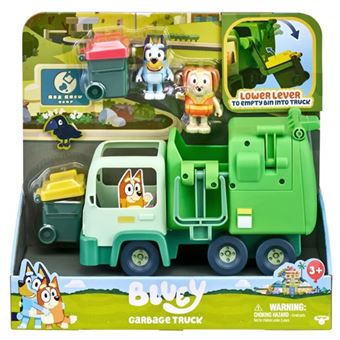 Figurines Bluey Le Camion poubelle de Bluey