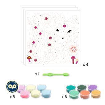 Sables colorés Garden lights - Djeco