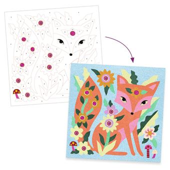 Sables colorés Garden lights - Djeco