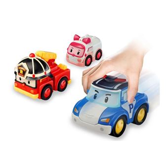 Jeu d'éveil Silverlit Robocar Poli véhicules friction pack de 3