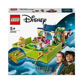 LEGO® Disney 43220 Les aventures de Peter Pan et Wendy dans un livre de contes