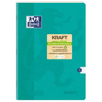 Cahier A4 Oxford Kraft 96 pages seyès Modèle aléatoire