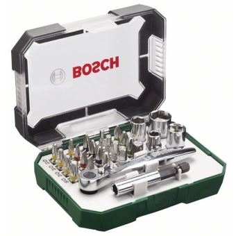 Embout pour visseuse Bosch 2609256D23 11 Pièces +1 Coffret D'Embouts De  Vissage Compact T8/T10/T15 (2X)/T20 (2X)/T25 (2X)/T27/T30/T40/1 Porte-Embout