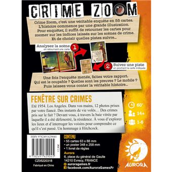 CRIME ZOOM : FENETRE SUR CRIME