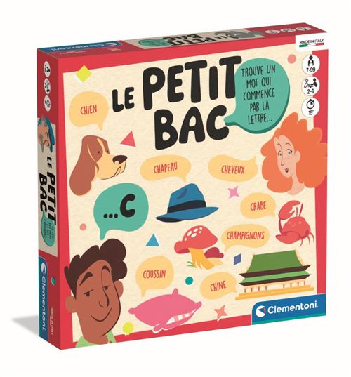 Jeu D'Ambiance Clementoni 52870 – Vitesse Et Réflexion Avec Le Petit Bac - vue 1