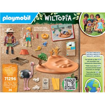 Playmobil Wiltopia 71296 Explorateurs et nid d'autruche