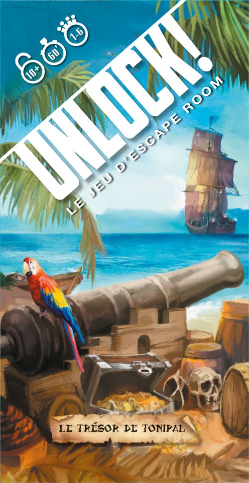 Jeu D'Énigme Asmodee Unlock Le Trésor De Tonipal