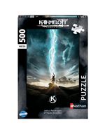Puzzle 500 Pièces Nathan Arthur et Excalibur Kaamelott
