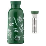 Gourde isotherme Mama Wata avec infuseur à thé Vert