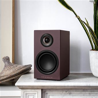 Enceintes connectées Hi-Fi Triangle Elara LN01A Edition Limitée Aubergine Vendues à la paire