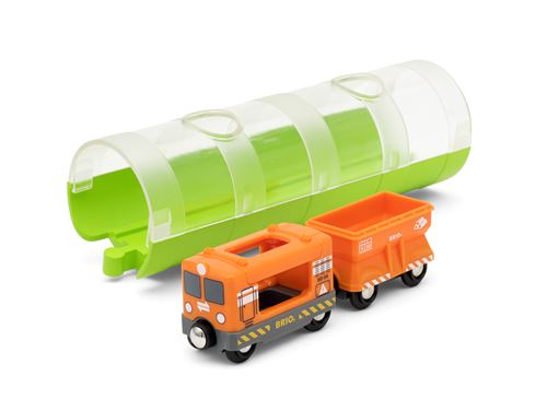 Brio World 33891 Train cargo et tunnel