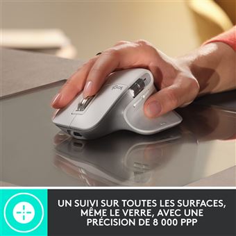 Souris sans fil et silencieuse Wifi Logitech MX Master 3S Noir graphite