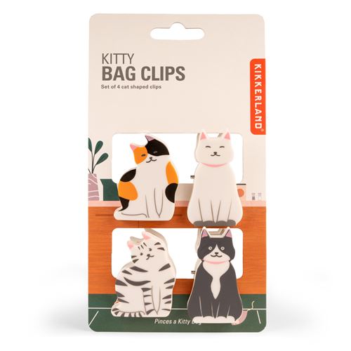Kikkerland Multicolore Clip Chat