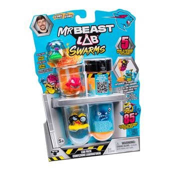 5 MINIS FIGURINES SWARMS ATOMIC - MRBEAST LAB