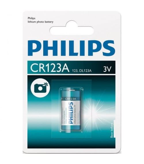 Pile Philips ExtremeLife CR123A Li