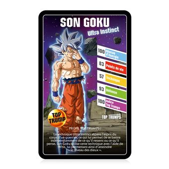 Jeu de cartes Top Trumps Dragon Ball Super
