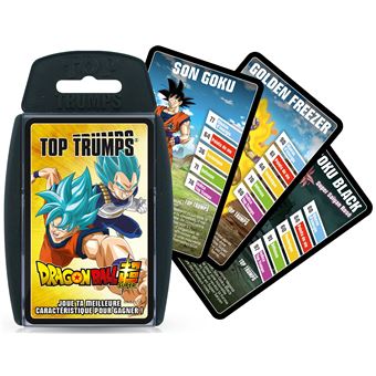 Top Trumps Dragon Ball Super – Jeu De Cartes Battle – 30 Cartes – 2 à 6 Joueurs – Dès 6 Ans – Version Française – Idéal Voyage