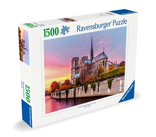 Puzzle 1500 pièces : Pittoresque Notre Dame Ravensburger France - vue 4