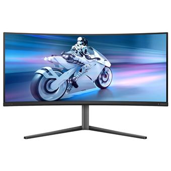 Écran plat PHILIPS Evnia 34M2C6500/00 - 86,4 cm (34') Wide Quad HD QDOLED Gris - 1