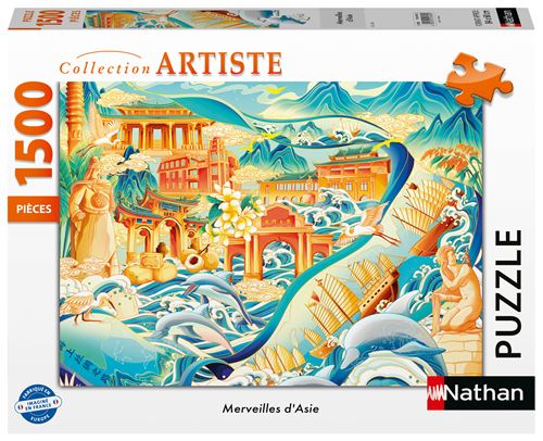 Puzzle 1500 pièces : Japon Ravensburger Nathan - vue 4