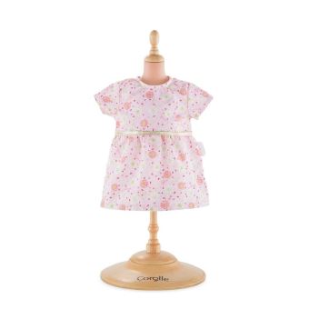 Robe Rose Corolle pour poupon 36 cm