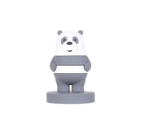 Figurine 3D Miniso We Bare Bears Gris et Blanc