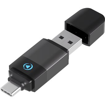 Mini Adaptateur CarPlay sans Fil & Android Auto sans Fil, USB-A/USB-C
