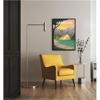 Nathan - Puzzle 1500 pieces - Affiche de l''Ardeche / Louis l''Affiche - Adultes et enfants des 14 ans - Puzzle de qualite superieure - Collection Nostalgie - 87828