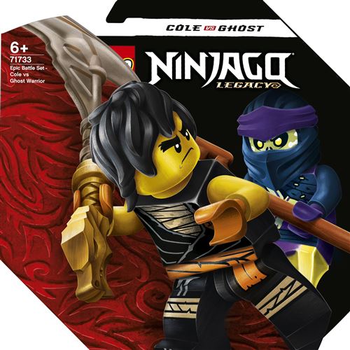 Lego Ninjago Lego® Ninjago® 71733 Set De Bataille Épique Cole Contre Le Guerrier Fantôme