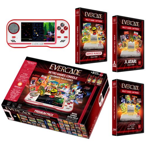 Pack Premium Console Just For Games Evercade Blanc