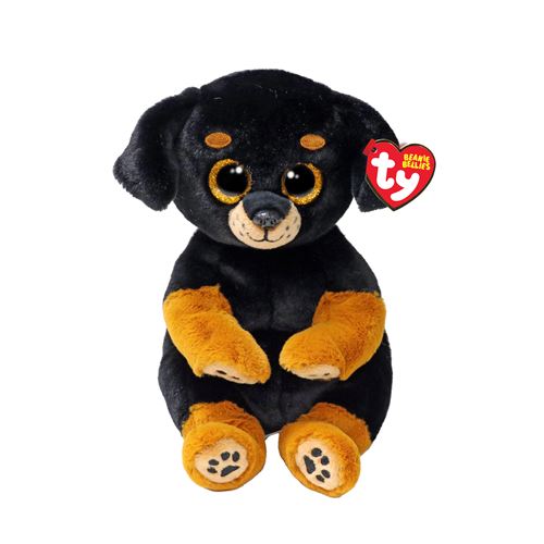 Ty Noir Animal En Peluche Beanie Bellies Randi Le Chien 15 Cm Et Marron