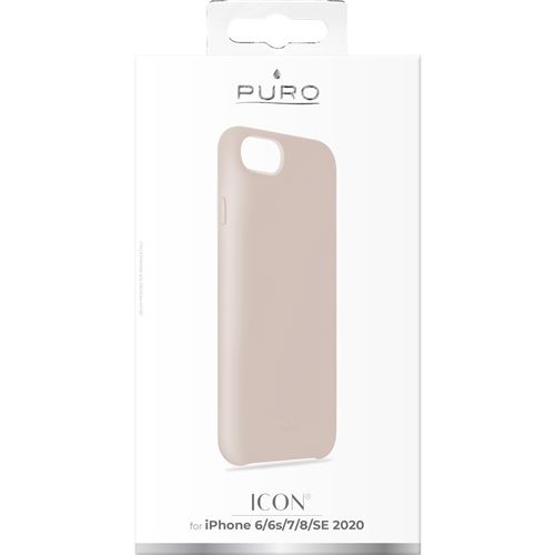 Coque en silicone pour Iphone 6/7/8/SE Rose pâle