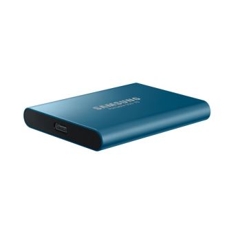 Disque SSD Externe Samsung Portable T5 500 Go Bleu - SSD externes