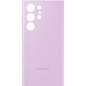 Coque en silicone pour Samsung Galaxy S23 Ultra 5G Lilas