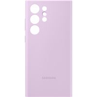 Coque en silicone pour Samsung Galaxy S23 Ultra 5G Lilas