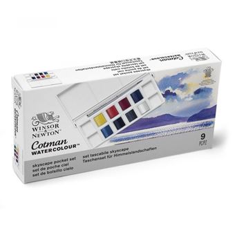 Aquarelle Winsor & Newton Pocket Set Skyscape Cotman x 8