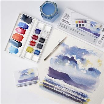 Aquarelle Winsor & Newton Pocket Set Skyscape Cotman x 8