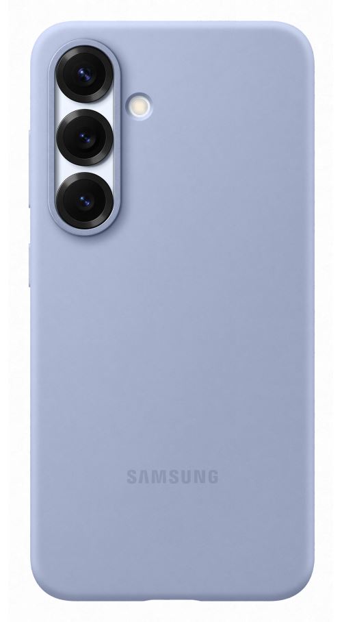 Coque en silicone bleu ciel pour Samsung Galaxy S25