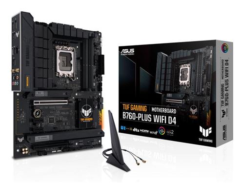 Carte mère ASUS TUF GAMING B760-PLUS WIFI D4 ATX Socket LGA1700 Chipset Intel B760