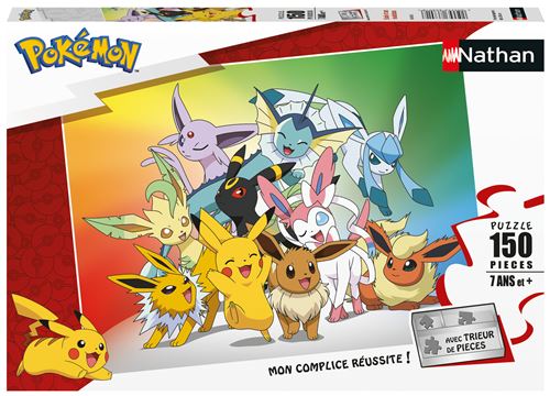 Nathan Pokemon Evoli et ses Évolutions 150 Pièces - vue 2