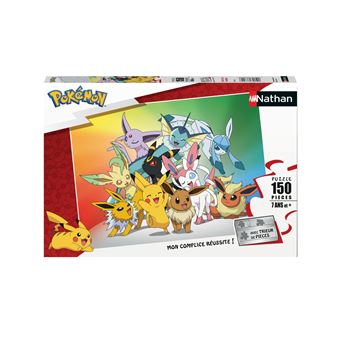 Puzzle 150 pièces Nathan Pokémon Evoli et ses évolutions