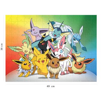 Puzzle 150 pièces Nathan Pokémon Evoli et ses évolutions