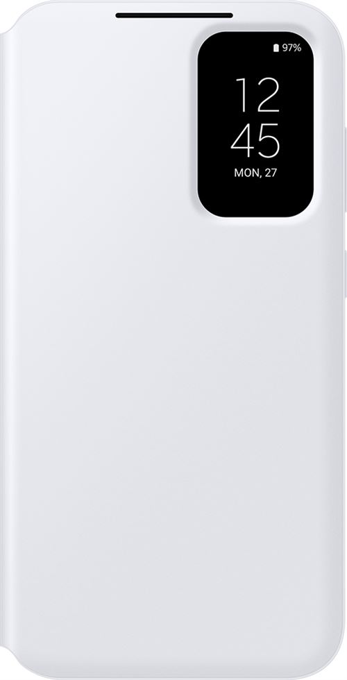 Etui Folio Clear View avec porte-carte pour Samsung Galaxy S23 FE Blanc