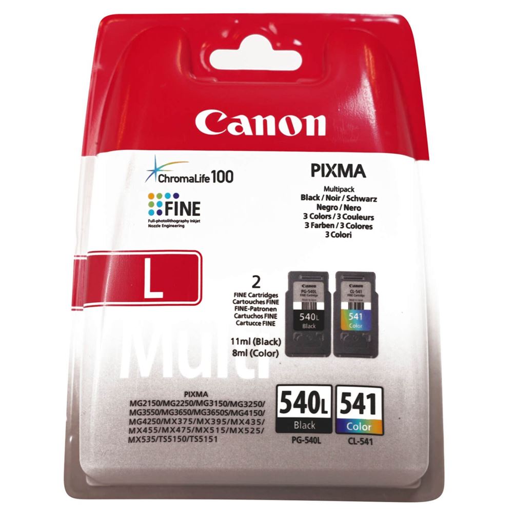 Canon Ink Cart CARTOUCHE CANON 540 / 541 - Prix pas cher