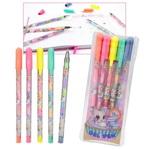 Ylvi Set stylo gel couleurs de l''arc-en-ciel
