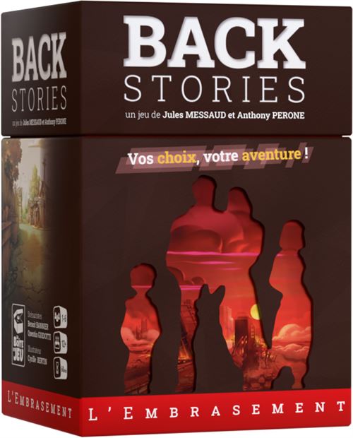 Jeu d'enquête La boîte de jeu Backstories ’embrasement - vue 2